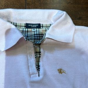 Burberry xl pink collared shirt
